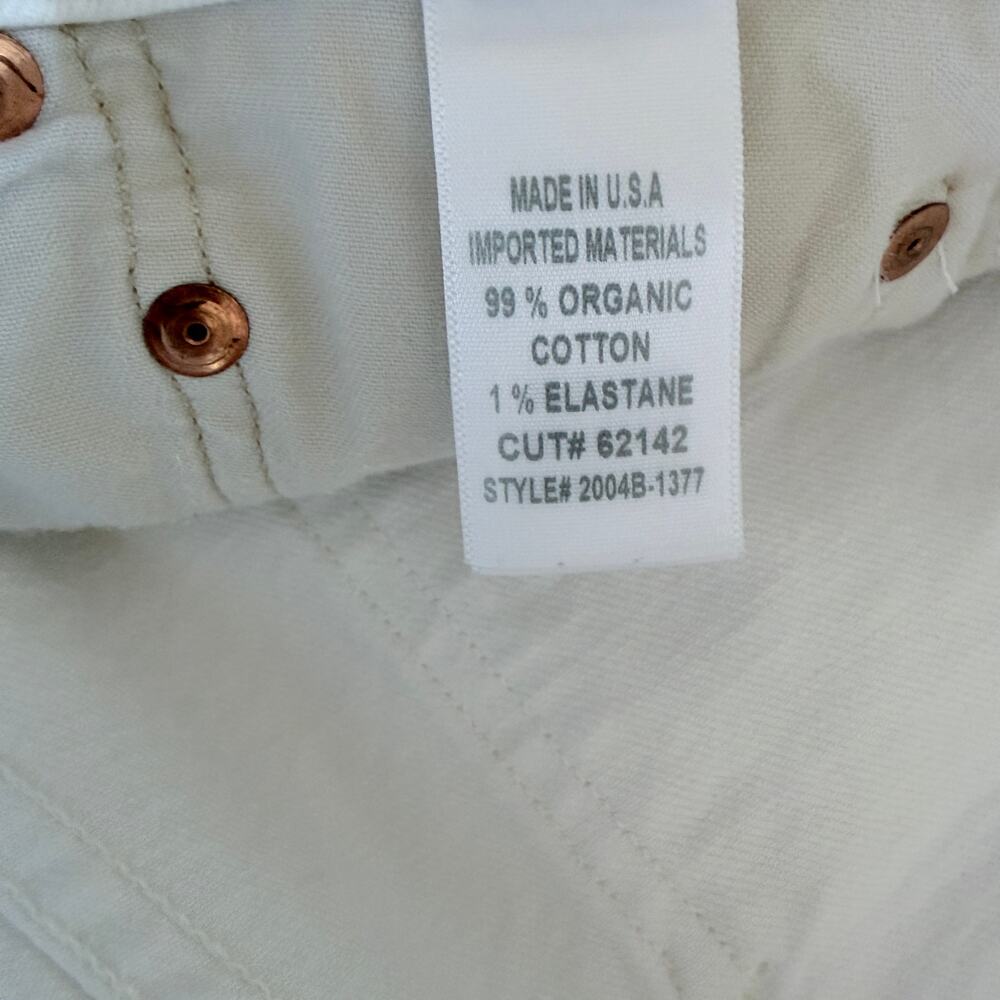 Citizens of Humanity Women's Isola Cropped Boot Jeans White sz 29 - Picture 8 of 8